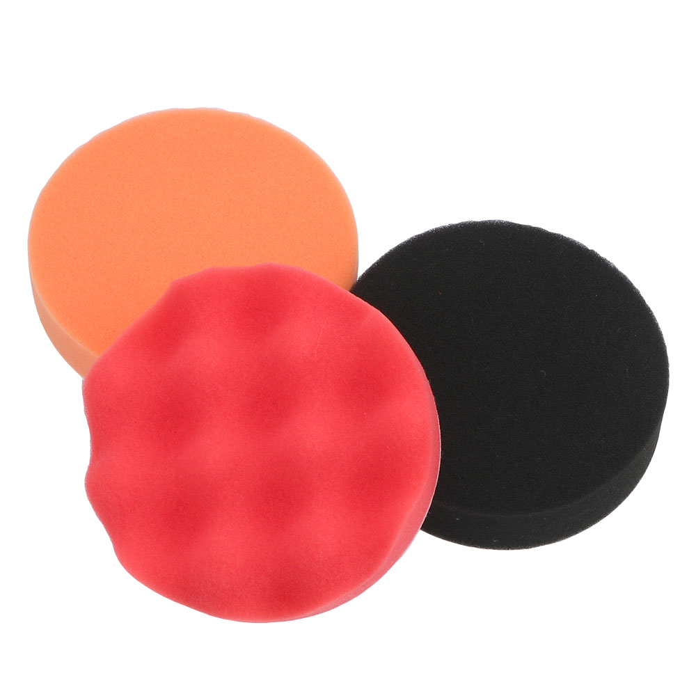 Polish Pad Set Buffer - 12pcs/set Aksesoris Poles Mobil, Spons, Bantalan